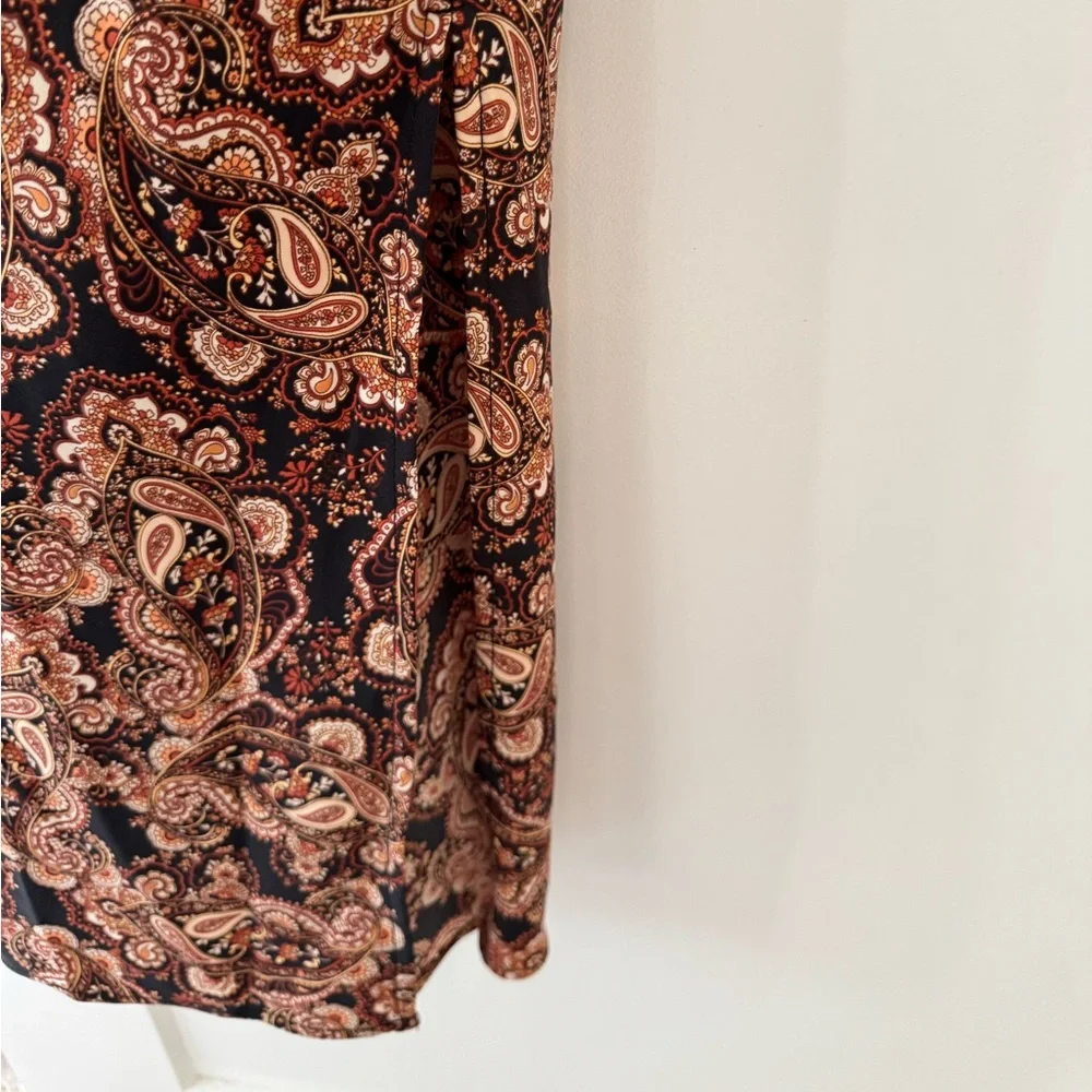 Elegant Paisley Print Maxi Dress - Picture 4 of 5
